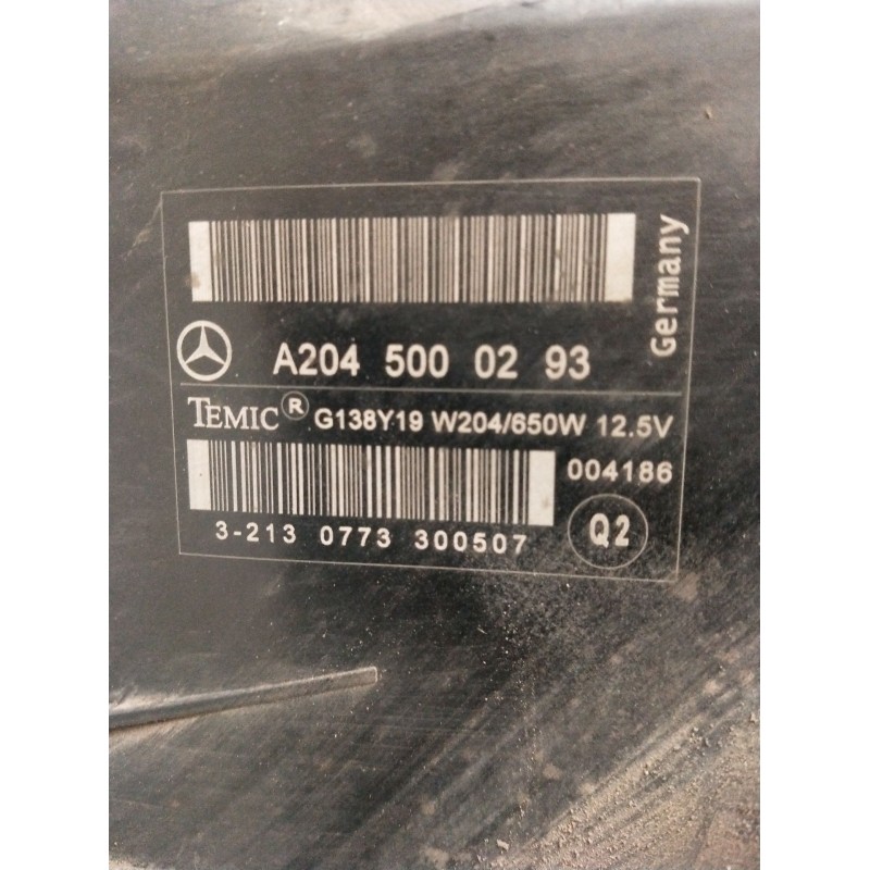 Recambio de electroventilador para mercedes-benz clase c (w204) berlina c 200 cdi (204.007) referencia OEM IAM A2045000293 A2045