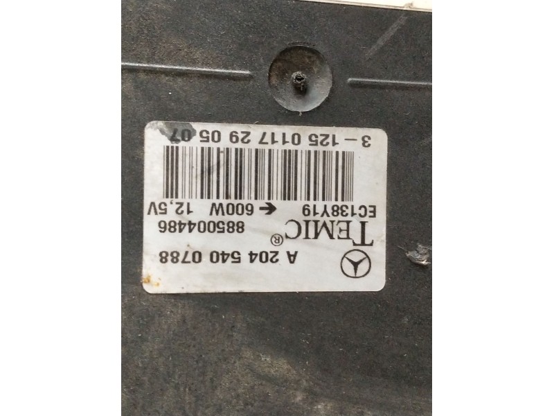 Recambio de electroventilador para mercedes-benz clase c (w204) berlina c 200 cdi (204.007) referencia OEM IAM A2045000293 A2045