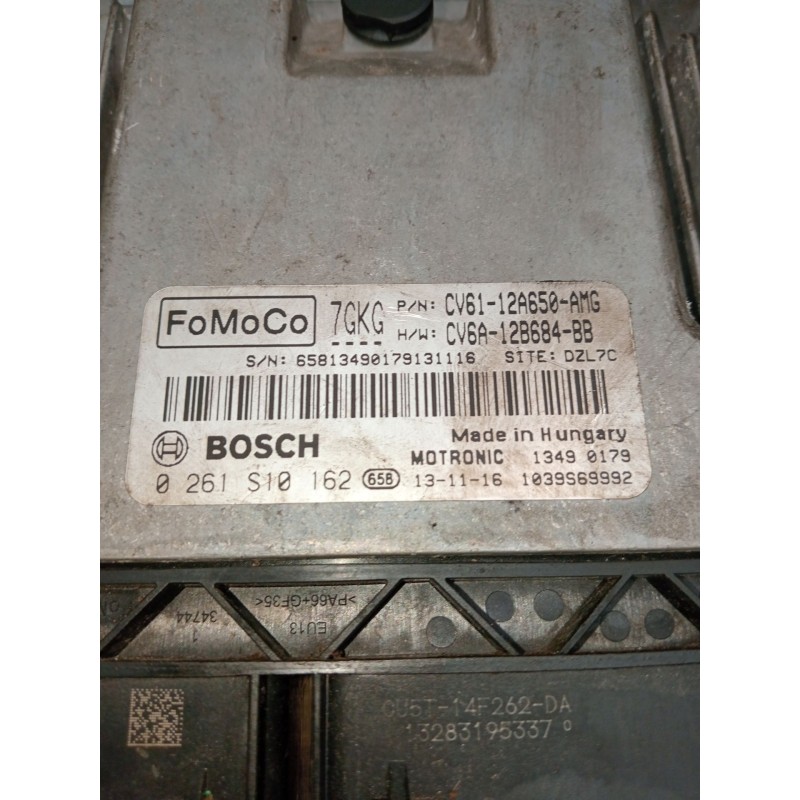 Recambio de centralita motor uce para ford focus iii 1.0 ecoboost referencia OEM IAM 0261S10162 13490179 65813490179131116