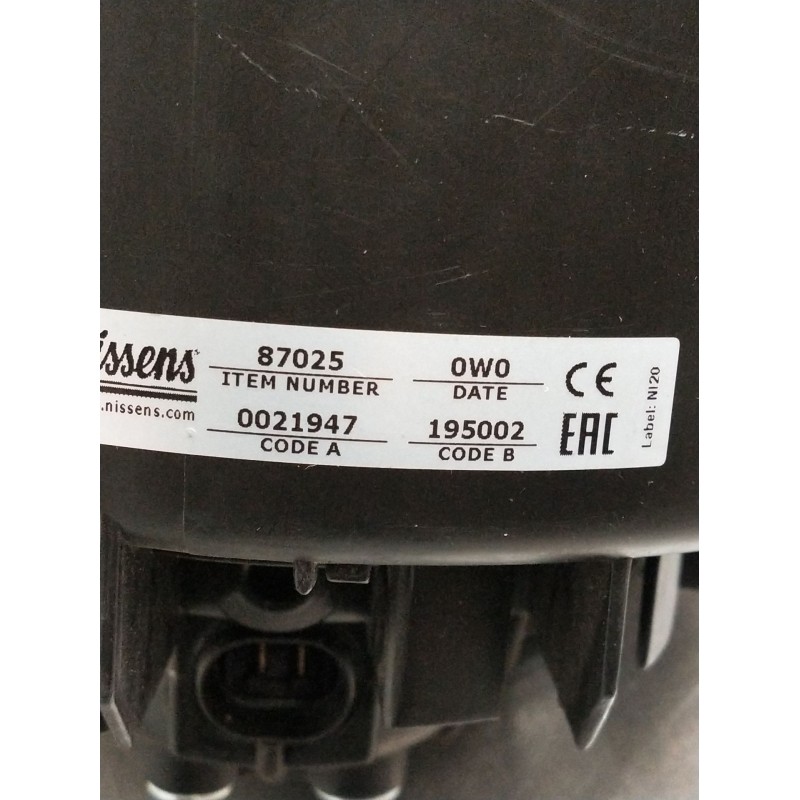 Recambio de motor calefaccion para saab 9-3 (ys3f, e79, d79, d75) 2.0 t16 referencia OEM IAM 87025 0021947 195002