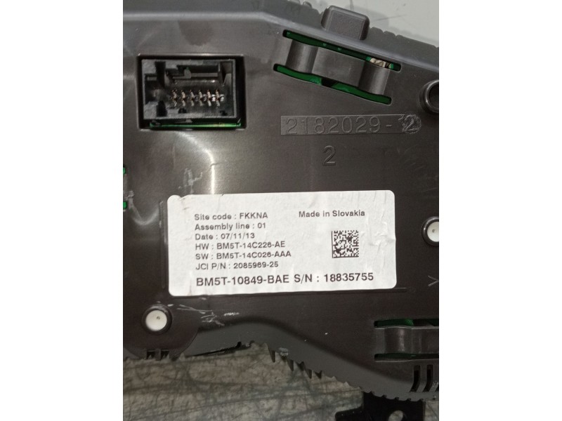 Recambio de cuadro instrumentos para ford focus iii 1.0 ecoboost referencia OEM IAM BM5T14C226AE BM5T10849BAE 