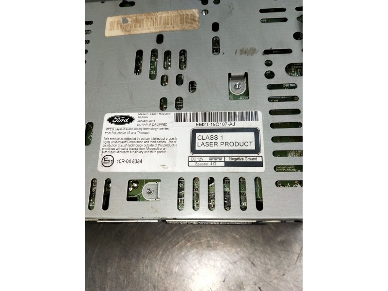 Recambio de sistema audio / radio cd para ford s-max (cj, wa6) 2.0 tdci referencia OEM IAM EM2T19C107AJ  