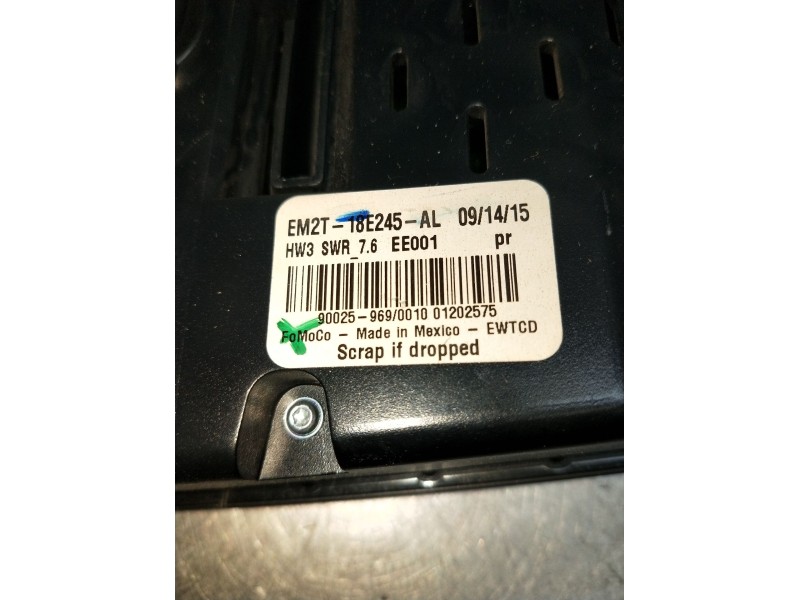 Recambio de mando calefaccion / aire acondicionado para ford s-max (cj, wa6) 2.0 tdci referencia OEM IAM EM2T18E245AL EM2T18E245