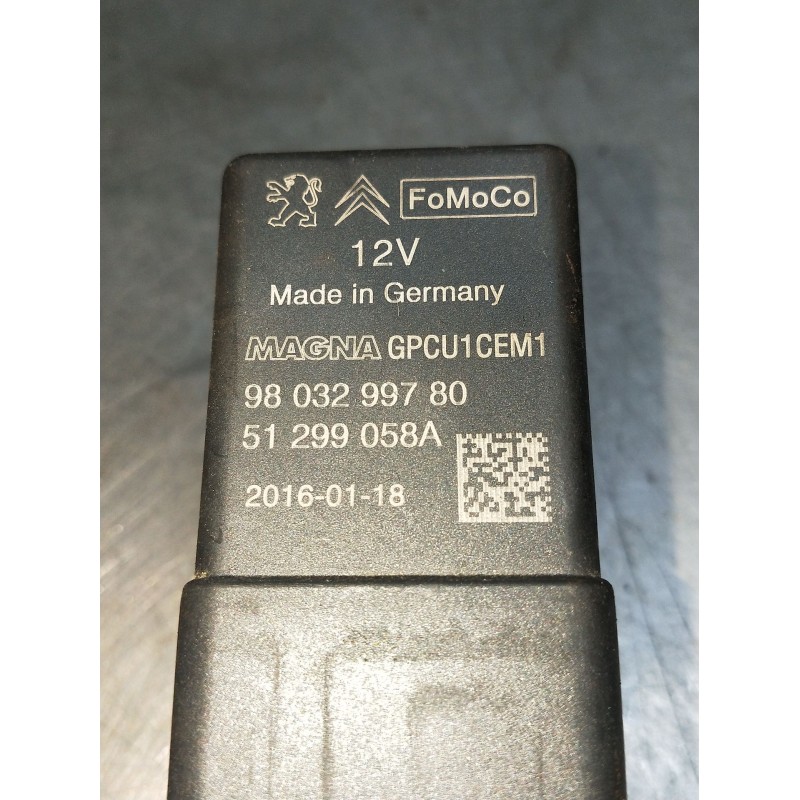 Recambio de caja precalentamiento para ford s-max (cj, wa6) 2.0 tdci referencia OEM IAM 9803299780 51299058A 