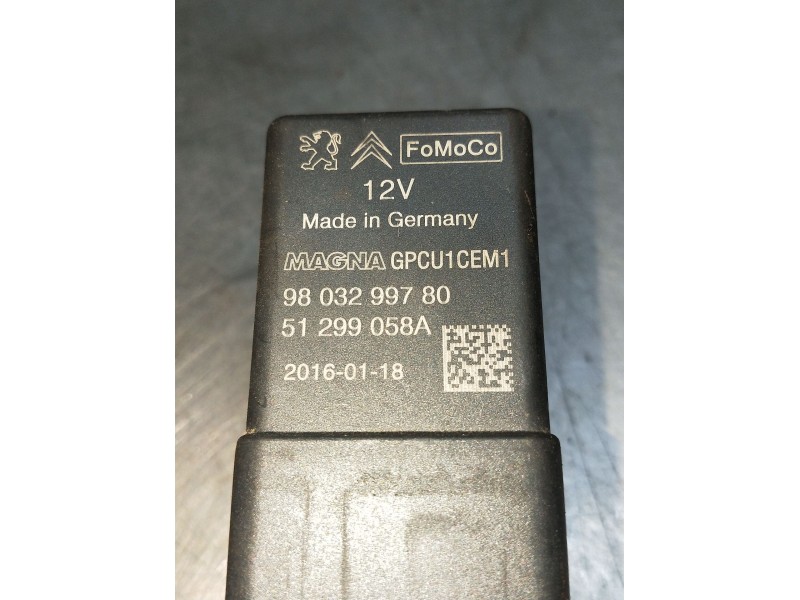 Recambio de caja precalentamiento para ford s-max (cj, wa6) 2.0 tdci referencia OEM IAM 9803299780 51299058A 