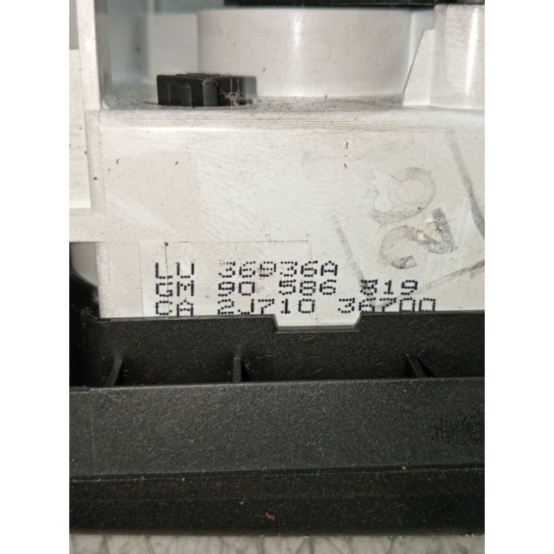 Recambio de mando calefaccion / aire acondicionado para opel vectra b (j96) 1.6 i 16v (f19) referencia OEM IAM 90586319 2J710367