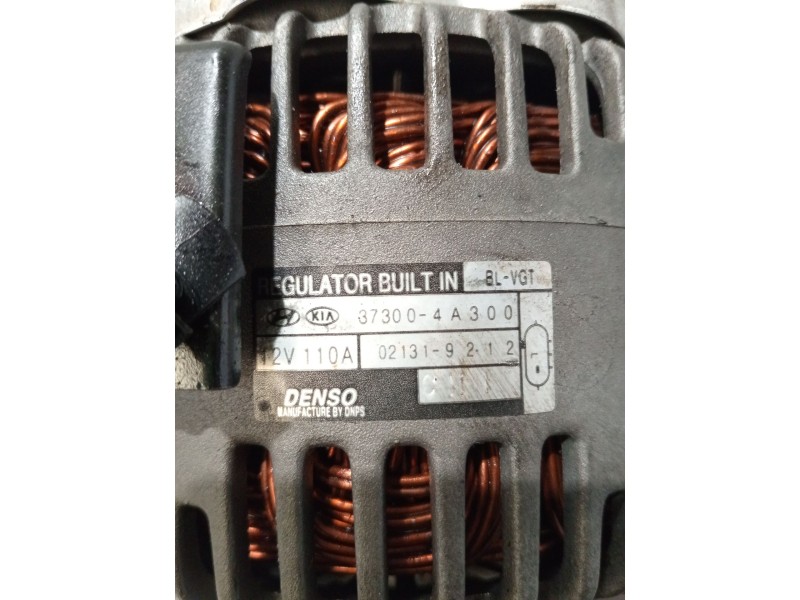 Recambio de alternador para kia sorento i (jc) 2.5 crdi referencia OEM IAM 373004A300 021319212 