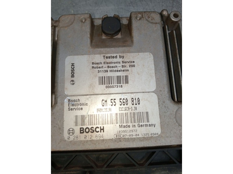 Recambio de centralita motor uce para opel astra h gtc (a04) 1.7 cdti (l08) referencia OEM IAM 0281012694 GM55560810 8980135190
