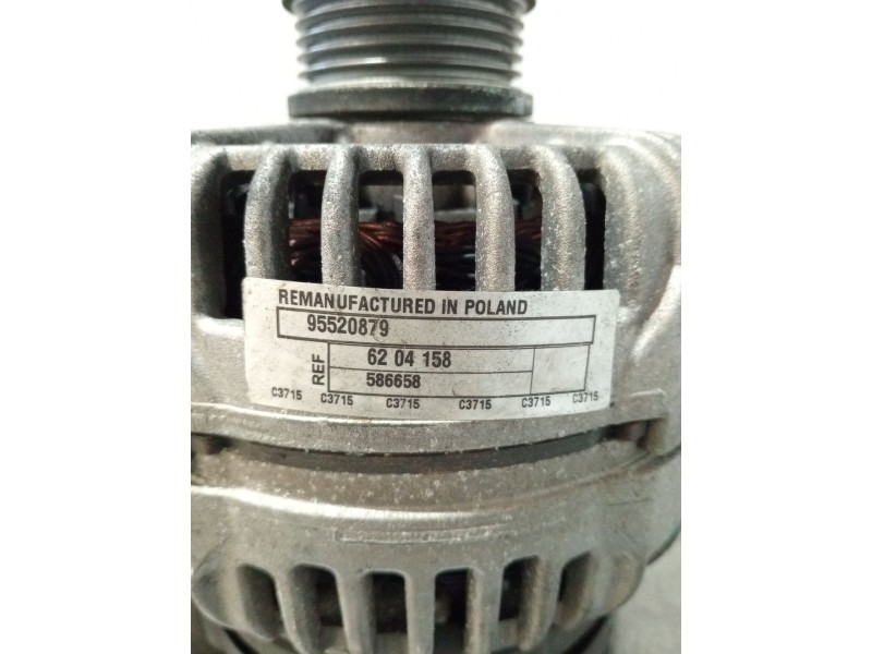 Recambio de alternador para opel astra g sedán (t98) 1.6 (f69) referencia OEM IAM 95520879 6204158 