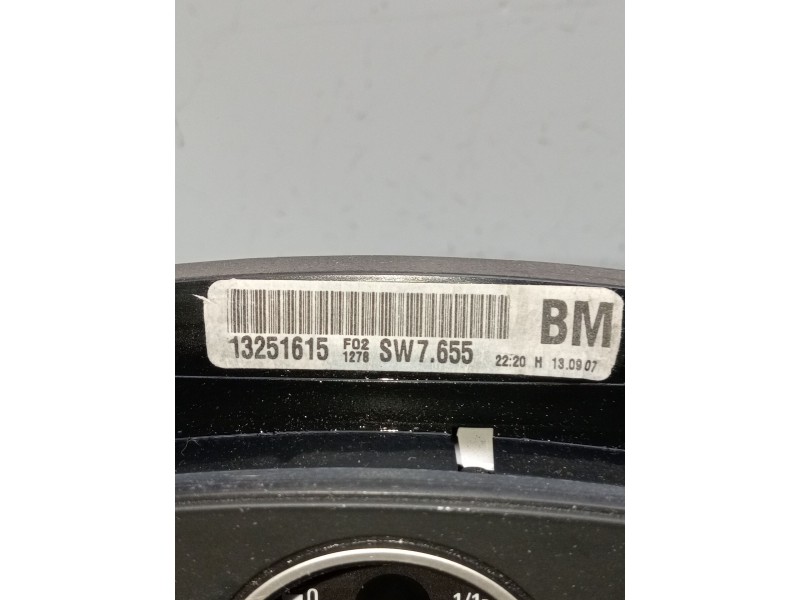 Recambio de cuadro instrumentos para opel astra h gtc (a04) 1.7 cdti (l08) referencia OEM IAM 13251615 sw7655 