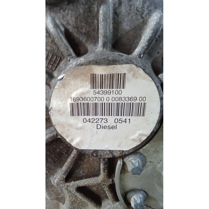 Recambio de caja cambios para mercedes-benz clase a (w169) a 180 cdi (169.007, 169.307) referencia OEM IAM 16936007000008336900 