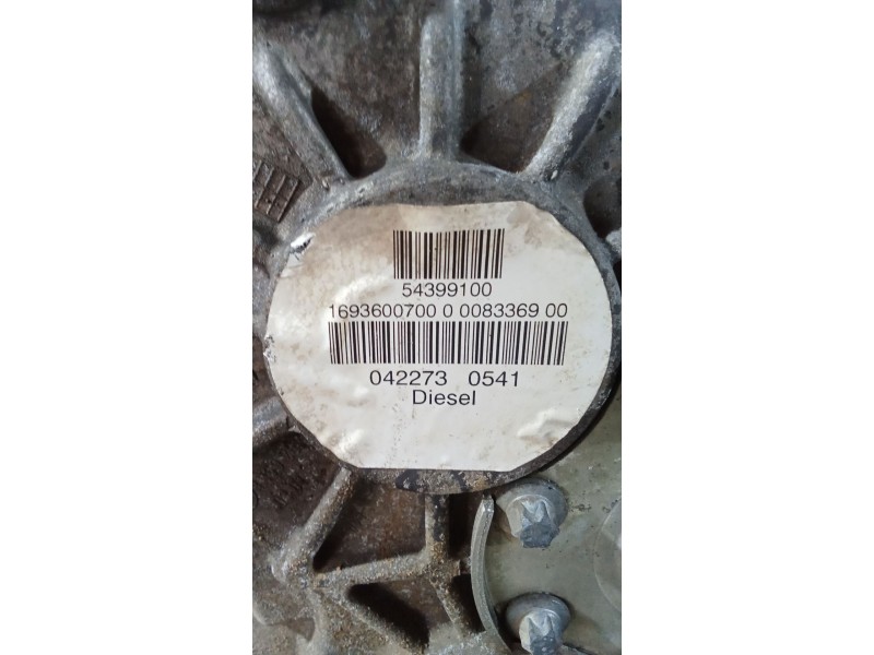 Recambio de caja cambios para mercedes-benz clase a (w169) a 180 cdi (169.007, 169.307) referencia OEM IAM 16936007000008336900 