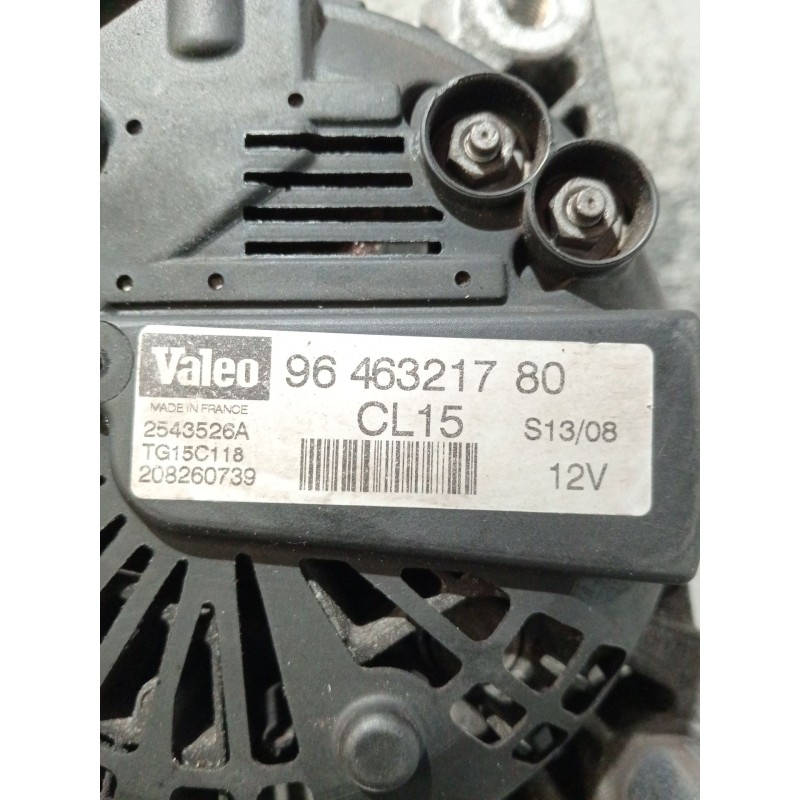 Recambio de alternador para peugeot 308 sw i (4e_, 4h_) 2.0 hdi referencia OEM IAM 9646321780 2543526A 