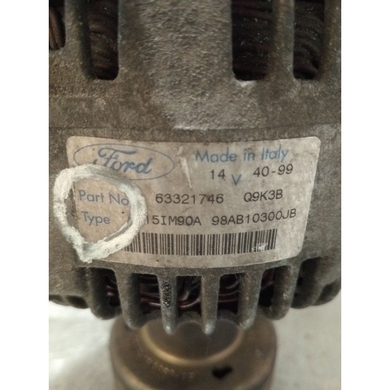 Recambio de alternador para ford focus i sedán (dfw) 1.8 turbo di / tddi referencia OEM IAM 98AB10300JB 63321746 