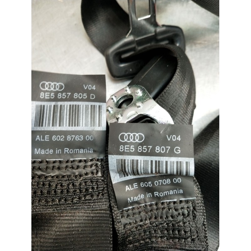 Recambio de juego cinturones trasero para audi a4 b7 (8ec) 2.0 tfsi referencia OEM IAM 8E5857805D 4P 8E5857807G 602879000