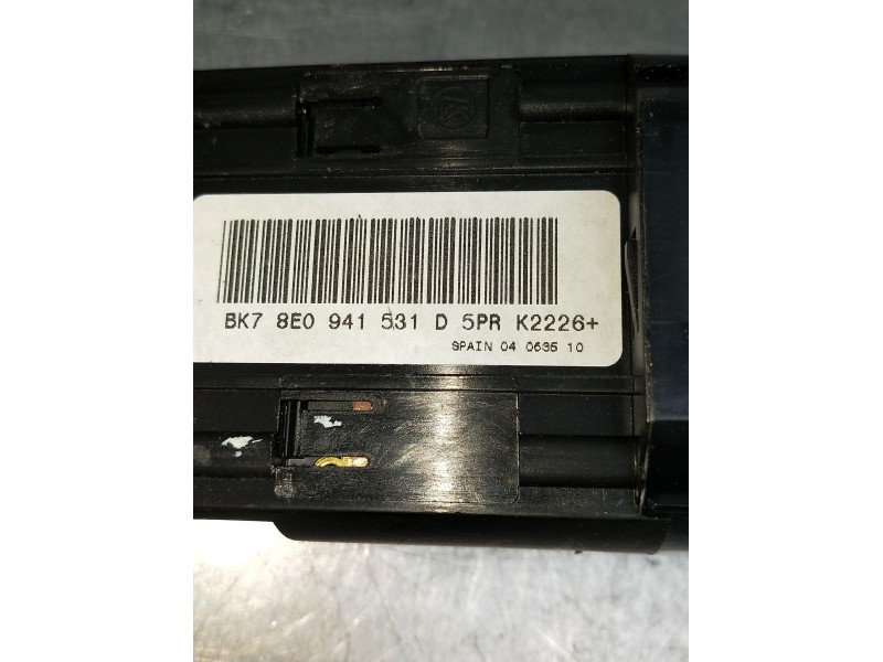 Recambio de mando luces para audi a4 b7 (8ec) 2.0 tfsi referencia OEM IAM 8E0941531D INTERRUPTOR 