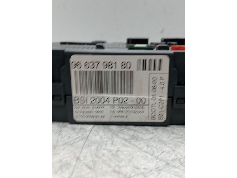 Recambio de caja reles / fusibles para peugeot 308 sw i (4e_, 4h_) 2.0 hdi referencia OEM IAM 9663798180 BSI2004P0200 