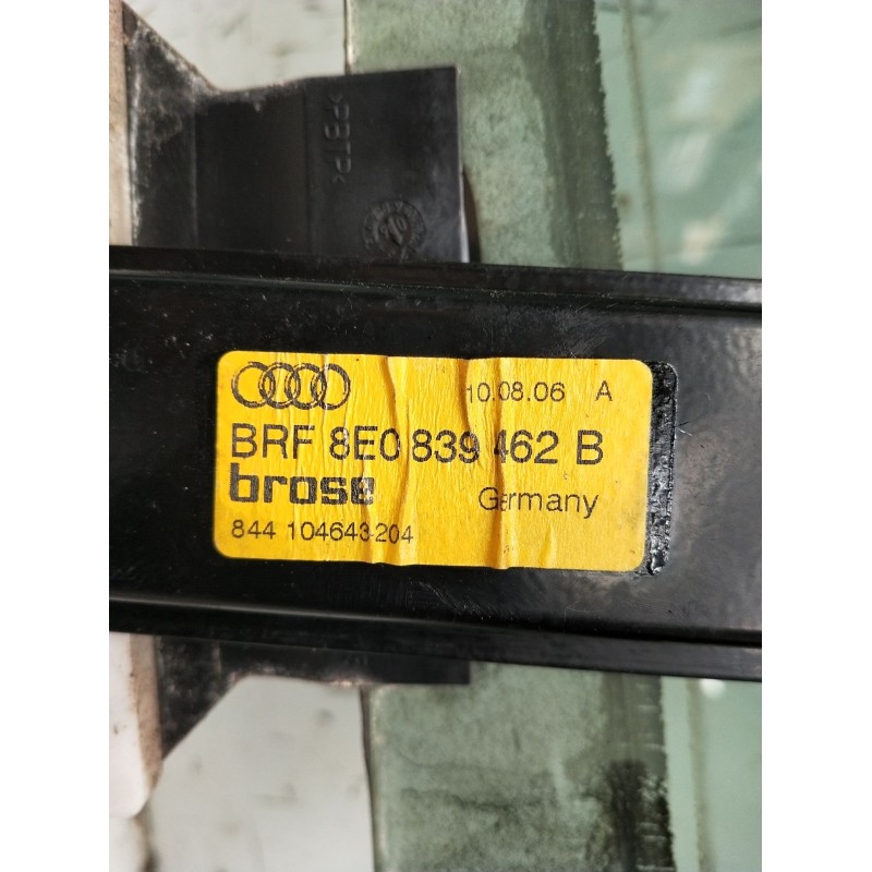 Recambio de elevalunas trasero derecho para audi a4 b7 (8ec) 2.0 tfsi referencia OEM IAM 8E0839462B 4P 