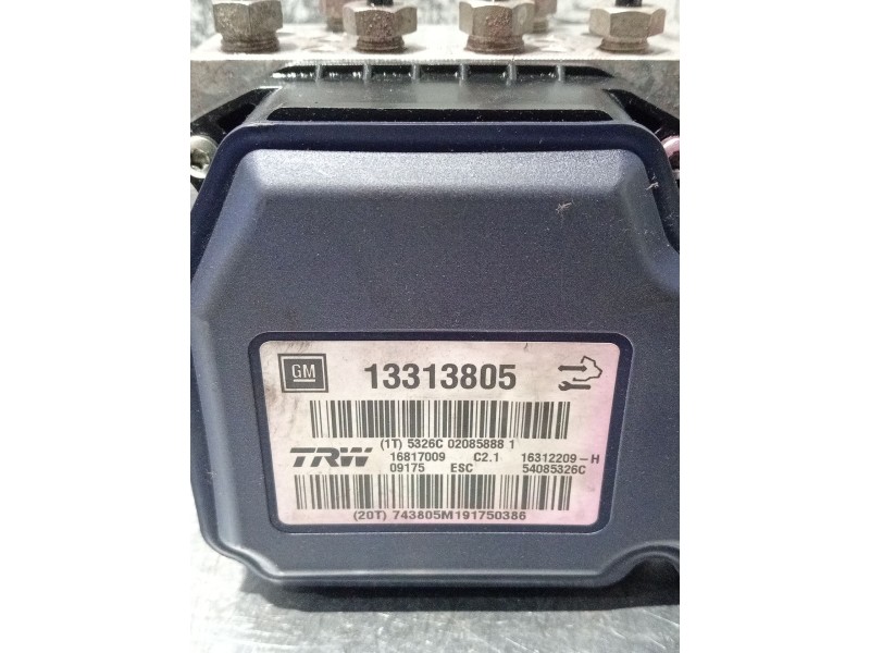 Recambio de abs para opel insignia a sedán (g09) 2.0 cdti (69) referencia OEM IAM 13313805 16817009 
