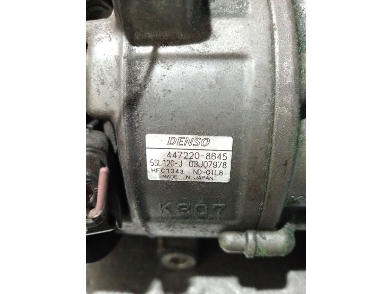 Recambio de compresor aire acondicionado para fiat bravo ii (198_) 1.9 d multijet (198axc1b) referencia OEM IAM 4472208645 03J07