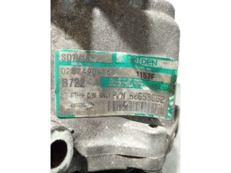 Recambio de compresor aire acondicionado para fiat multipla (186_) 1.9 jtd 115 referencia OEM IAM 60653852  