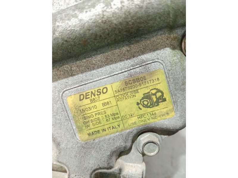 Recambio de compresor aire acondicionado para ford ka (ru8) 1.2 referencia OEM IAM 5A7875200 51747318 