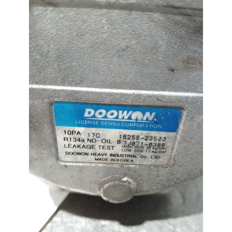 Recambio de compresor aire acondicionado para kia sorento i (jc) 2.5 crdi referencia OEM IAM 1625023500  