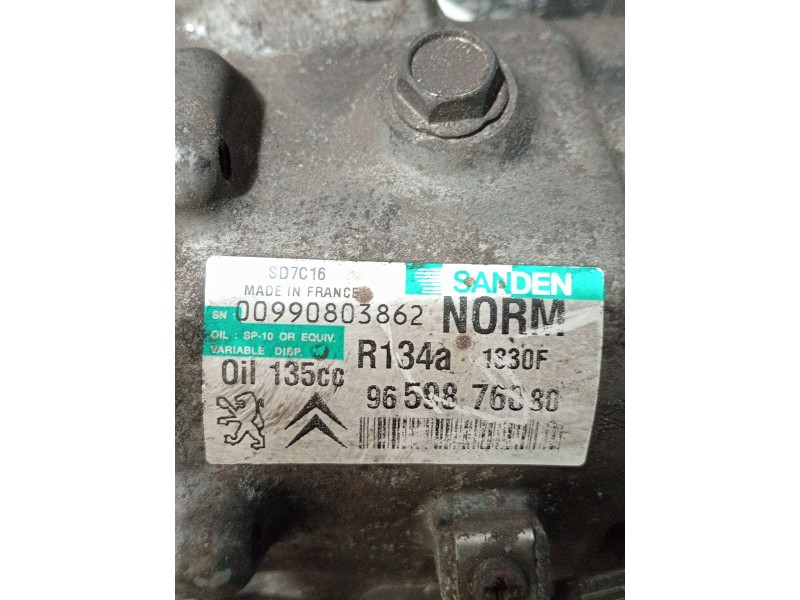 Recambio de compresor aire acondicionado para peugeot 308 sw i (4e_, 4h_) 2.0 hdi referencia OEM IAM 9659876080  