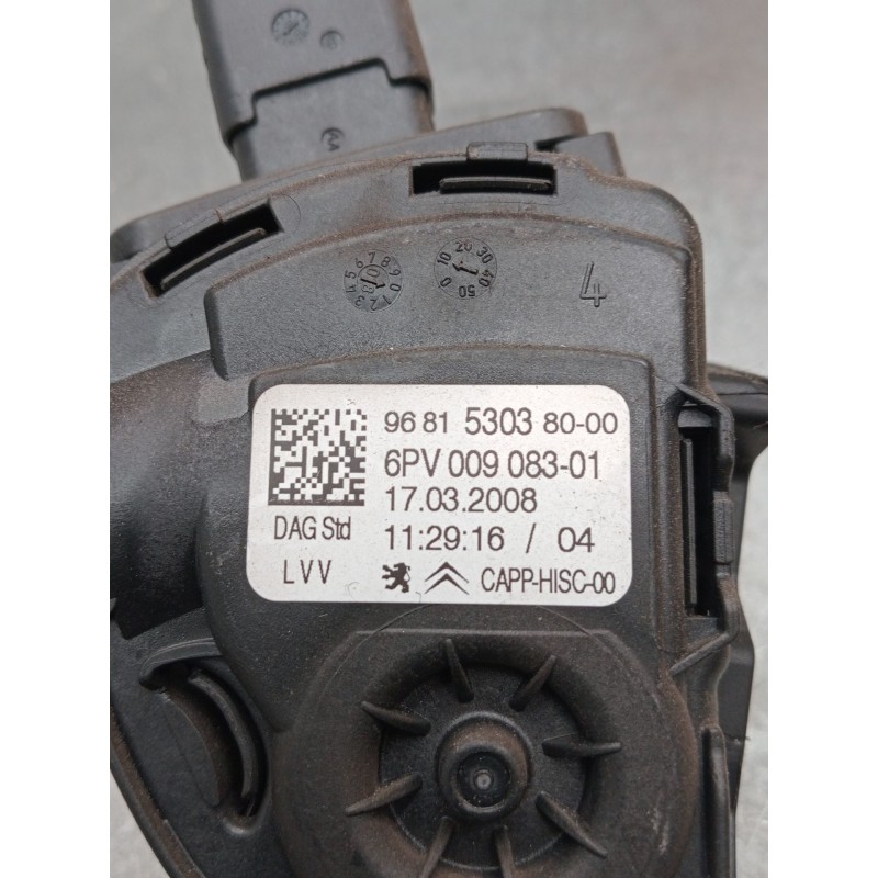 Recambio de potenciometro pedal para peugeot 308 sw i (4e_, 4h_) 2.0 hdi referencia OEM IAM 968153038000 6PV00908301 