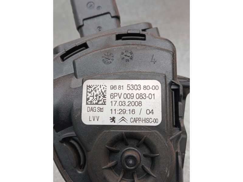 Recambio de potenciometro pedal para peugeot 308 sw i (4e_, 4h_) 2.0 hdi referencia OEM IAM 968153038000 6PV00908301 