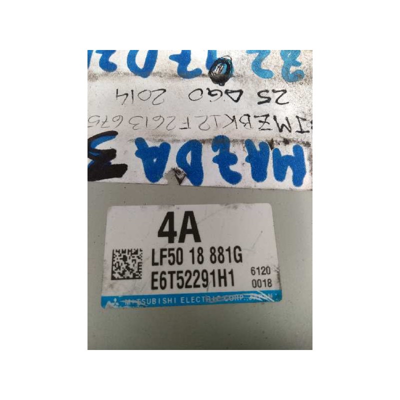Recambio de centralita motor uce para mazda 3 berlina (bk) 2.0 16v cat referencia OEM IAM LF5018881G E6T52291H1 4A