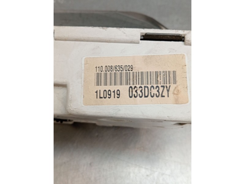 Recambio de cuadro instrumentos para seat toledo i (1l2) 1.9 tdi referencia OEM IAM 110008635029 1L0919033D 81117785