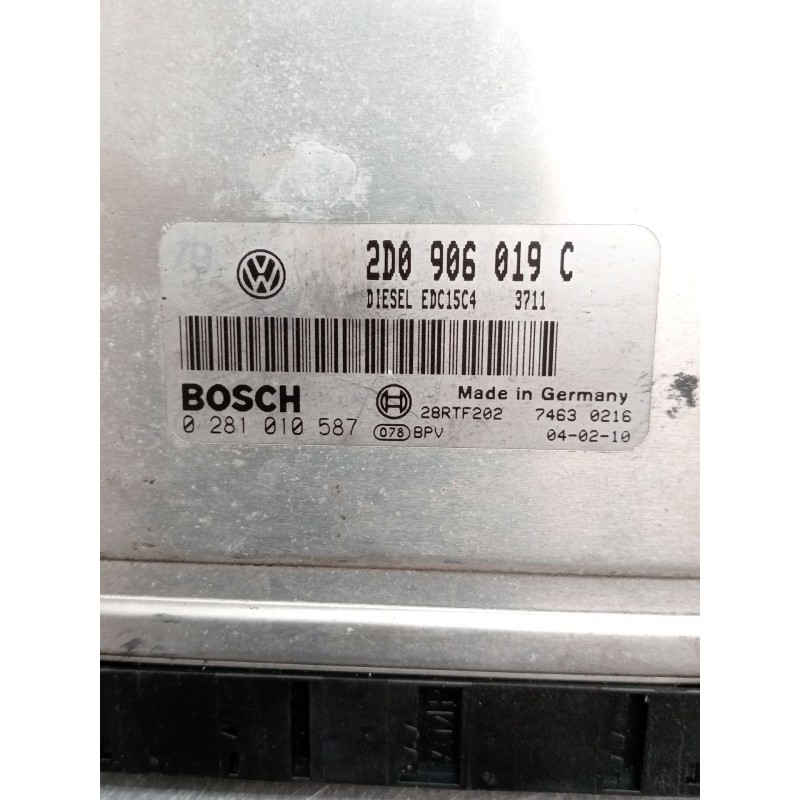Recambio de centralita motor uce para volkswagen lt 28-46 ii caja/chasis (2dc, 2df, 2dg, 2dl, 2dm) 2.5 sdi referencia OEM IAM 02