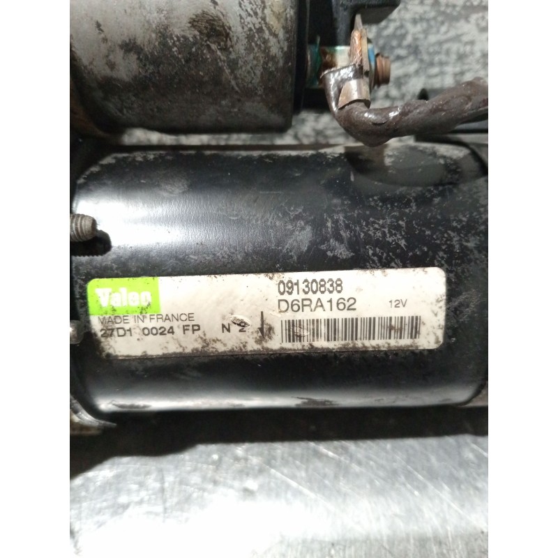 Recambio de motor arranque para opel vectra b (j96) 1.6 i 16v (f19) referencia OEM IAM 09130838 D6RA162 