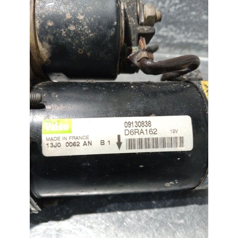 Recambio de motor arranque para opel astra g sedán (t98) 1.6 (f69) referencia OEM IAM 09130838 D6RA162 