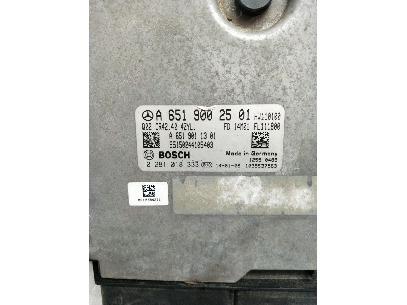 Recambio de centralita motor uce para mercedes-benz clase glk (x204) 220 cdi 4-matic (204.984, 204.997) referencia OEM IAM 02810