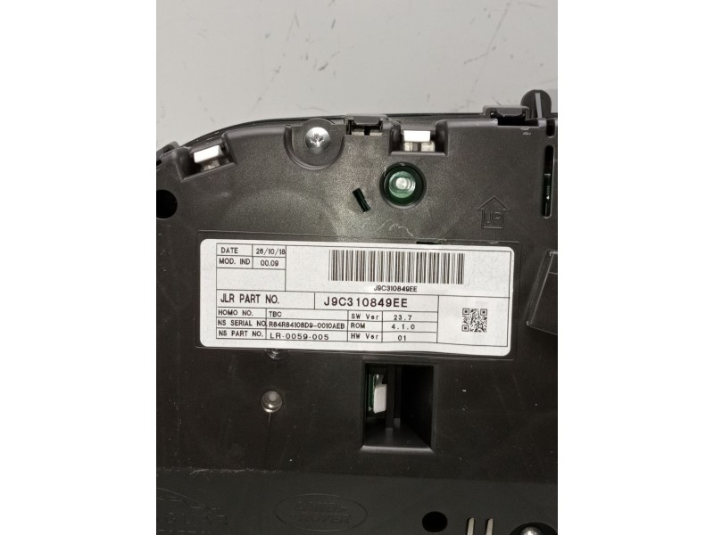 Recambio de cuadro instrumentos para jaguar e-pace (x540) 2.0 d180 awd referencia OEM IAM J9C310849EE  