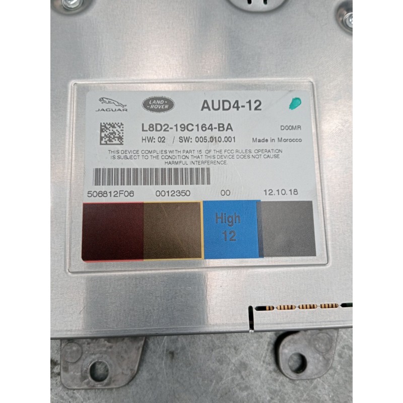 Recambio de sistema audio / radio cd para jaguar e-pace (x540) 2.0 d180 awd referencia OEM IAM L8D219C164BA 506812F06 ANTENA AMP