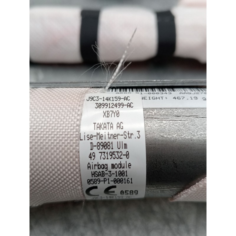 Recambio de airbag cortina delantero derecho para jaguar e-pace (x540) 2.0 d180 awd referencia OEM IAM J9C314K159AC 309912499AC 