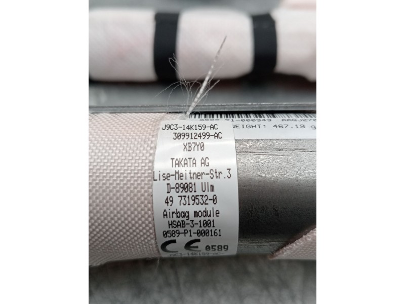 Recambio de airbag cortina delantero derecho para jaguar e-pace (x540) 2.0 d180 awd referencia OEM IAM J9C314K159AC 309912499AC 