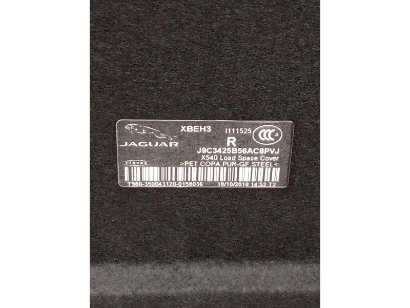 Recambio de bandeja trasera para jaguar e-pace (x540) 2.0 d180 awd referencia OEM IAM J9C3425B59AC8PVJ  
