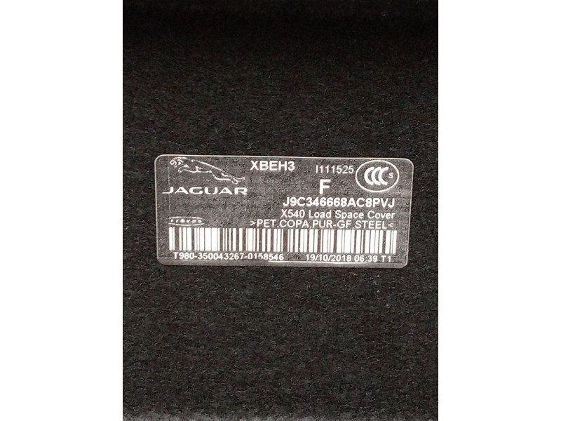 Recambio de bandeja trasera para jaguar e-pace (x540) 2.0 d180 awd referencia OEM IAM J9C346668AC8PVJ  