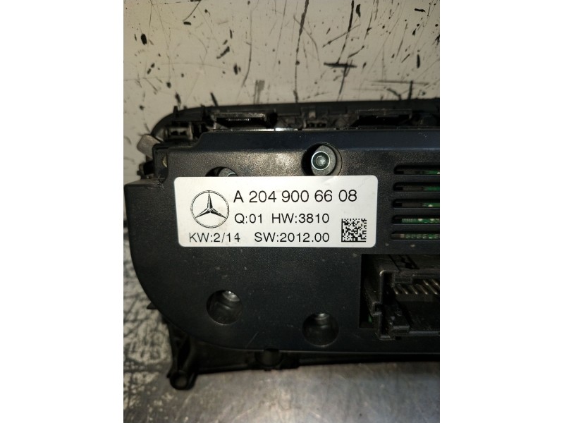 Recambio de mando calefaccion / aire acondicionado para mercedes-benz clase glk (x204) 220 cdi 4-matic (204.984, 204.997) refere