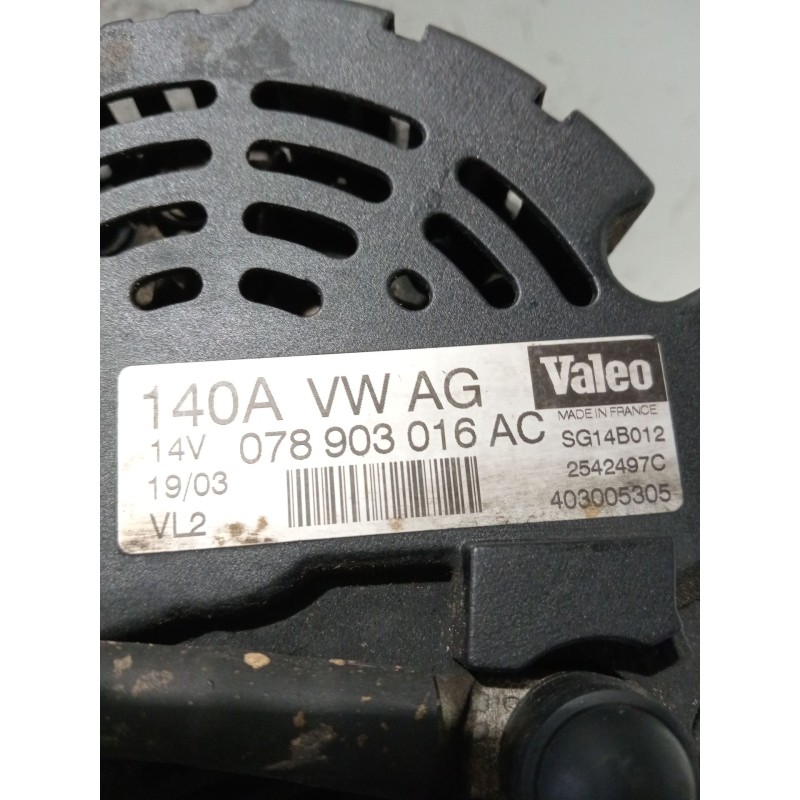 Recambio de alternador para audi a4 b6 avant (8e5) 2.5 tdi quattro referencia OEM IAM 078903016 2542497C 