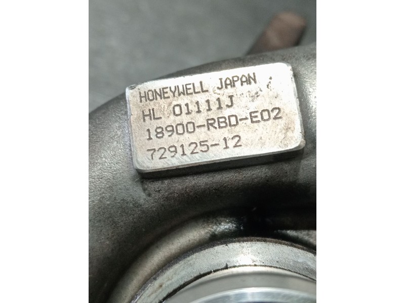 Recambio de turbocompresor para honda accord vii (cl, cn) 2.2 i-ctdi (cn1) referencia OEM IAM 18900RBDE02 72912512 