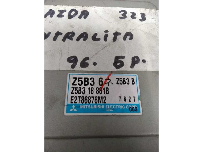 Recambio de centralita motor uce para mazda 323 berlina c/f/s (ba) referencia OEM IAM Z5B318881B E2T86876M2  Recambio de centralita motor uce para mazda 323 berlina c/f/s (ba) referencia OEM IAM Z5B318881B E2T86876M2