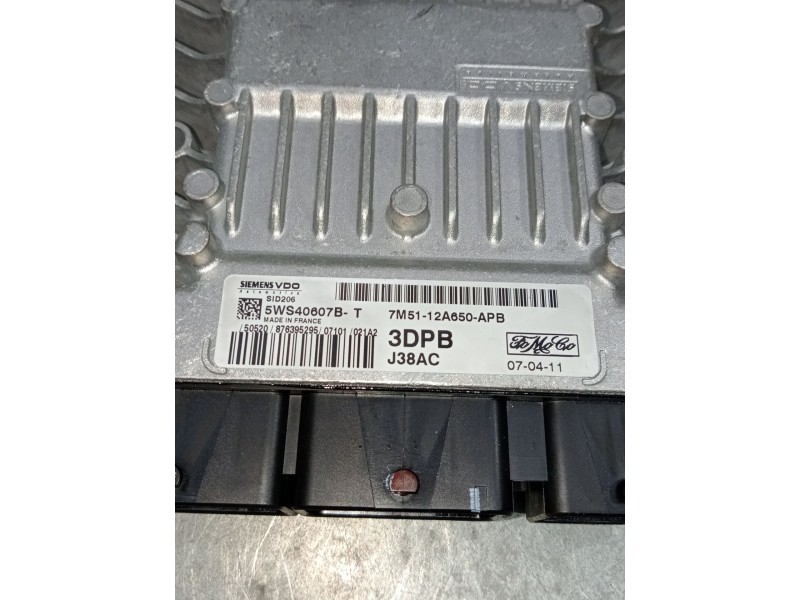 Recambio de centralita motor uce para ford focus ii (da_, hcp, dp) 1.8 tdci referencia OEM IAM 5WS40607BT 7M5112A650APB 