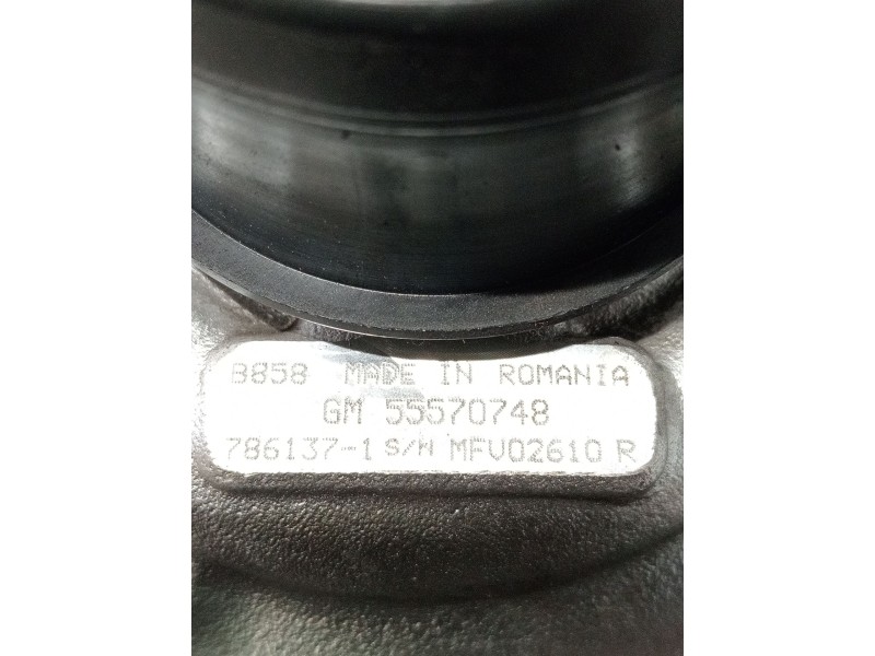Recambio de turbocompresor para opel insignia a sedán (g09) 2.0 cdti (69) referencia OEM IAM 55570748 7861371 MFV02610R