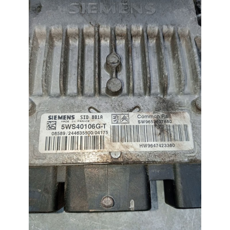 Recambio de centralita motor uce para citroën xsara (n1) 2.0 hdi 90 referencia OEM IAM 5WS40106GT SW9653647880 