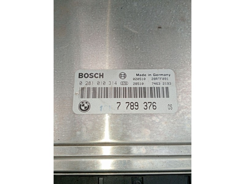 Recambio de centralita motor uce para bmw 5 (e39) 525 d referencia OEM IAM 0281010314 7789376 